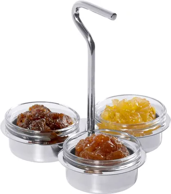 Produktbild von CONTACTO Marmeladenschalen-Etagère, Länge: 60 mm, ø: 140 mm