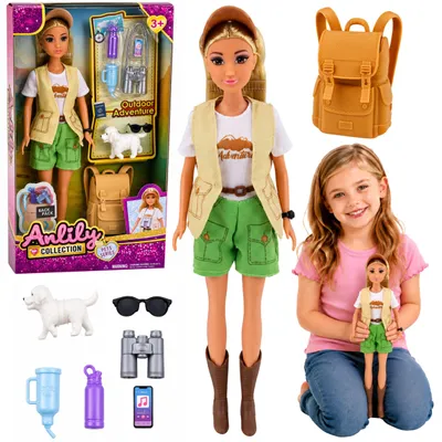 Immagine prodotto di Anlily Traveller Doll con set di accessori per zaino per cani