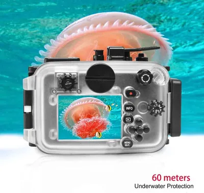Produktbild von Sea Frogs Kamera wasserdichtes Gehäuse Tauchgehäuse Schutzhülle Unterwasser 60 m/195 Fuß Ersatz für Olympus TG-6