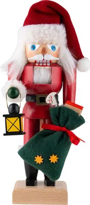 Produktbild von Weihnachtsmann mit Laterne (27cm) Nussknacker von Christian Ulbricht