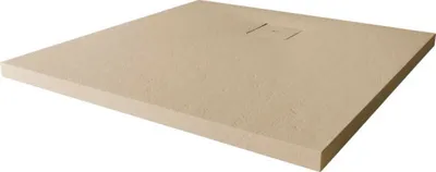 Produktbild von BREUER Duschwanne Mineralguss Modern Line Steinoptik Sandstein 90 x 90 cm