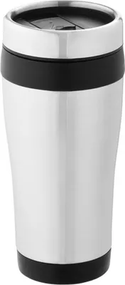 Productafbeelding van Drinkbeker "Elwood", gerecycled roestvrij staal, 410 ml, model PF4328 (één maat) (zwart)
