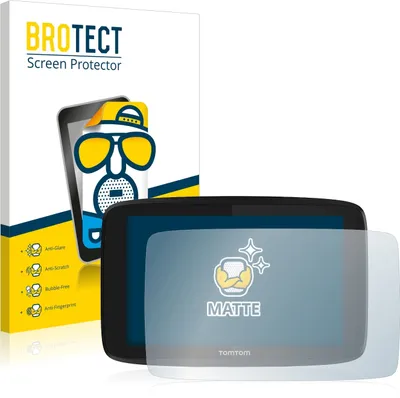 Produktbild von 2x BROTECT Schutzfolie für TomTom GO Essential 6" Displayschutz Displayschutzfolie Folie Matt Entspiegelungsfolie