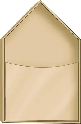 Produktbild von PPD Gold Serviettenhalter, Servietten Halter, Serviettenbox, Holz / Acryl, Gold, 27.5 cm, 058105