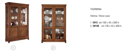 Produktbild von Wohnzimmer Schränke Design Schrank Möbel Glas Neu Vitrine 2 Tür Schrank Vitrinen