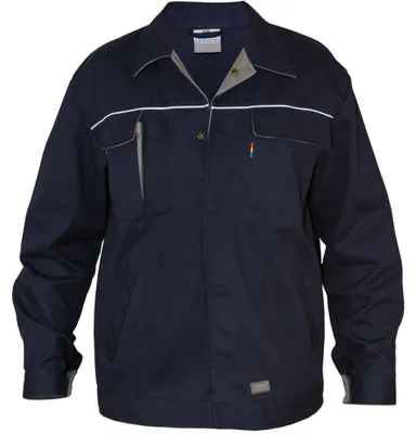 Image de Carson Contrast - Veste pour homme, travail LT6193 (121,92 cm) (bleu marine/gris)