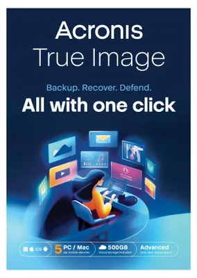 Produktbild von Acronis True Image Advanced - Abonnement-Lizenz (1 Jahr)