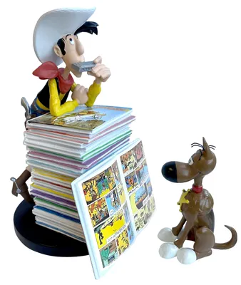 Immagine prodotto di Plastoy Lucky Luke & Rantanplan Figura Multicolore Multicolore Taglia Unica