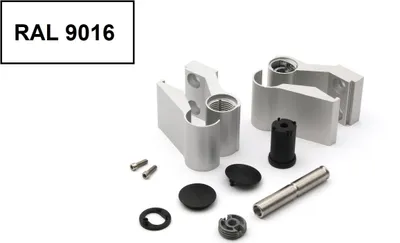 Produktbild von Schüco Aufsatztürband 279558 weiß 36 mm, nach innen oder außen öffnend