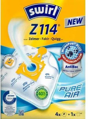 Packaging for Swirl vacuum cleaner bags.