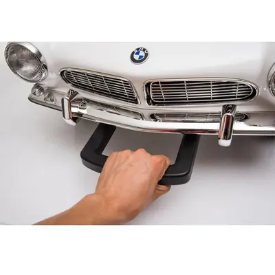 Produktbild von ES-Toys Kinder Elektroauto Mercedes AMG GT R Coupé, EVA-Reifen, Stoßdämpfer weiß