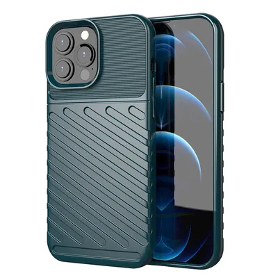 Produktbild von Robuste Thunder Hülle für iPhone 13 Pro Max - Grün KP13234