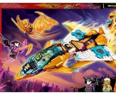 Immagine prodotto di Lego Ninjago Il Jet Dragone D'Oro Di Zane