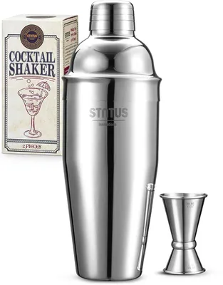 Cocktailshaker-Set 750 ml Edelstahl 2-teilig
