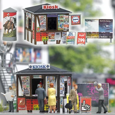 Produktbild von Busch 1494 - 1/87 / H0 Kiosk - Neu