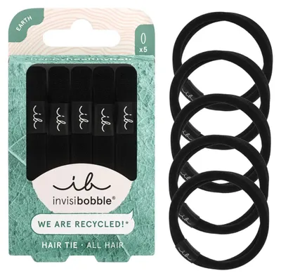 Image de Invisibobble Ecotie noir 5 pièces