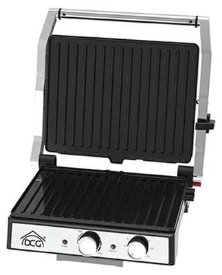 Immagine prodotto di DCG Bistecchiera Elettrica ST3900 2000W Piastre Antiaderenti Apertura 180 Gradi Termostato Regolabile