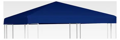 Produktbild von Pavillondach 310 g/m² 3x3 m Blau