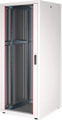 Produktbild von ROTRONIC-SECOMP 19 Zoll Netzwerkschrank Basic 42 800x800 BxT Glastür grau