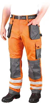 Produktbild von Warnschutzhose mit Reflektionsstreifen orange 56