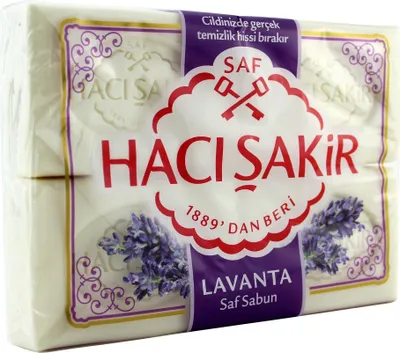 Produktbild von Hamam Seife »Haci Sakir« Lavendel Kernseife 4x 150 g
