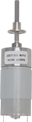 Obrázek produktu pro DC24V samosvorný šnekový motor s vysokými torzními otáčkami a přírubou M6x50mm, 600 ot./min.