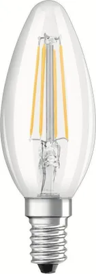 Produktbild von Osram CLB40 4W/827 FIL *2er Blister* LED-Lampen Kerze E14 470lm 2700K EEK E
