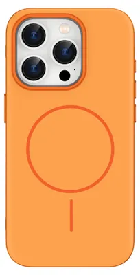 Produktbild von imoshion Color Backcover mit Thin MagSafe Ring iPhone 15 Pro - Orange