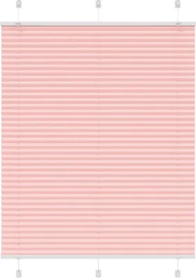 Image de Store plissé rose 110x150 cm largeur du tissu 109,4cm polyester