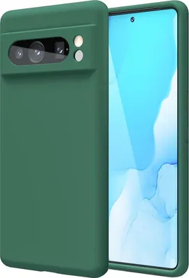 Obrázek produktu pro Pouzdro pro mobilní telefon Google Pixel 8 Pro ochranný kryt silikonové gelové pouzdro, zelené
