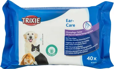 Produktbild von TRIXIE Ohrenpflege-Tücher, 40 Stück
