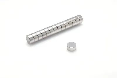 Produktbild von Neodym Magnete 8 x 4 mm 10 Stück mm N38, Extrem stark, Magnettafeln, Kühlschränke, Whiteboards, DIY