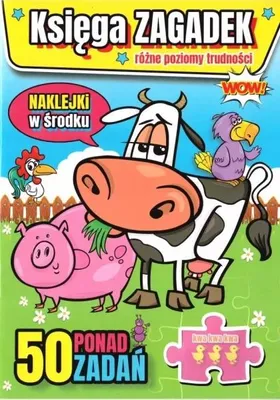 Produktbild von Księga zagadek praca zbiorowa 32 strony z naklejkami