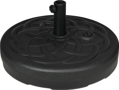 Produktbild von Outsunny Sonnenschirmständer bis 35 kg befüllbar Schirmständer, Rund Schirmhalter, Schirmgewicht, Ständer für Sonnenschirm Ø38/48 mm, für Balkon, Terasse, Garten, Schwarz