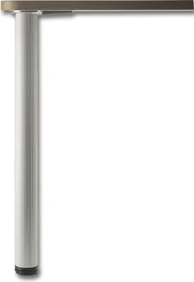 Produktbild von CAMAR Tischfuß Aluminia ø 60 mm, Länge 690 mm, Aluminium silber gerillt
