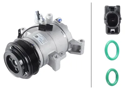 Produktbild von Klimakompressor 12 V Ø 110 mm HELLA Thermo-Expertise passend für u.a. MAZDA CX-5