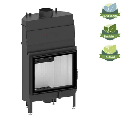 Produktbild von Kaminofen Hitze ALBERO Aquasystem ALAQS 68×53.SD 19 kW Kaminofeneinsatz Kamin Aqua