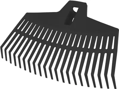 Immagine prodotto di Rastrello per foglie in plastica, 21 denti, per manico da 22 mm