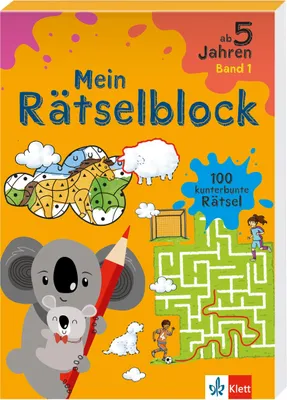 Produktbild von Klett Mein Rätselblock ab 5 Jahren Band 1