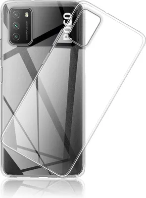 Produktbild von Hülle für Poco M3 Silikon transparent flexibel vergilbungsfrei M2010J19CG