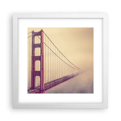 Produktbild von Gerahmtes Poster - Weißer Rahmen - Brücke Autobahn Infrastruktur - 30x30 cm - Wand Bild - Wanddeko - Wandbilder - Wandposter - Bilderrahmen - Bilder - Kunstdruck - Wandbild - P2WAC30x30-3071