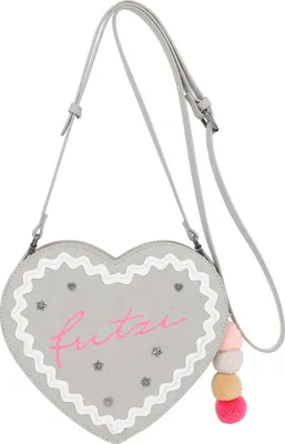Produktbild von Fritzi aus Preußen Umhängetasche Herzli Wiesn Jack Crossbody Bag Warm Stone hellgrau