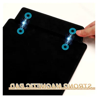 Produktbild von A4 Clipboard aus Kunstleder in Schwarz mit Stifthalter und Organizer