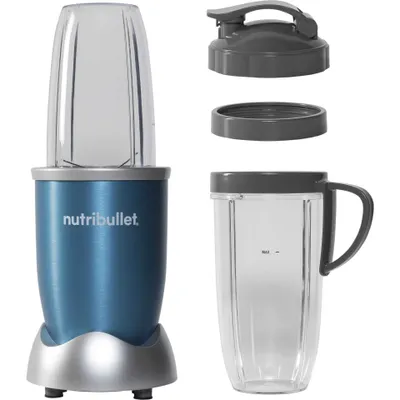 Obrázek produktu pro NutriBullet Pro 900, Mixér na vaření, 0,9 l, Drcení ledu, 900 W, Modrá, Stříbrná