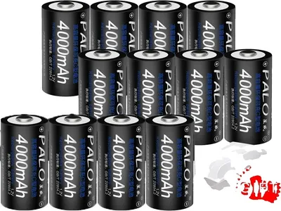Zdjęcie produktu dla Akumulator PALO C, pojemność 4000 mAh, ekologiczny Ni-MH, 12 czarny C