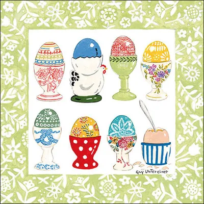 Produktbild von A - Ostern - Servietten Lunch – Napkin Lunch – Format: 33 x 33 cm –