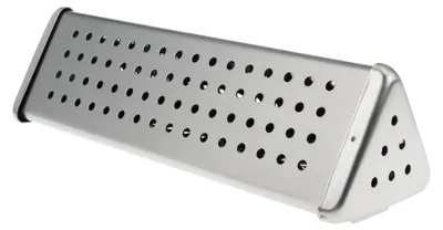 Productafbeelding van Bremermann rookbox / roestvrij staal, ca. 6 x 21 cm / BBQ rookbox voor een rokerige smaak