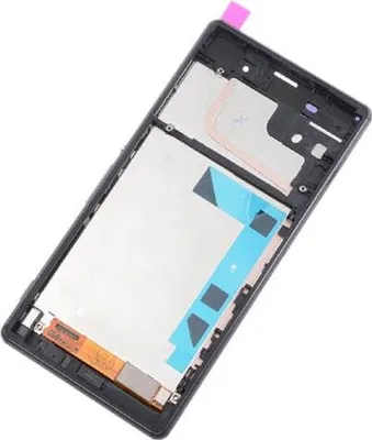 Produktbild von Für Sony Xperia Z3 D6603 Schwarz Display Touchscreen Mit Rahmen