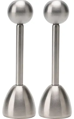 Produktbild von 2er-Set Eierköpfer aus Edelstahl, praktischer Eieröffner für harte und weiche Eier, ohne Zersplittern, spülmaschinen-geeignet