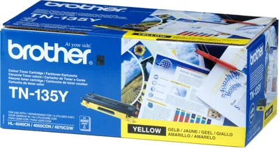 Zdjęcie produktu dla Brother TN-135Y, 4000 stron(y), Żółty, 1 szt.